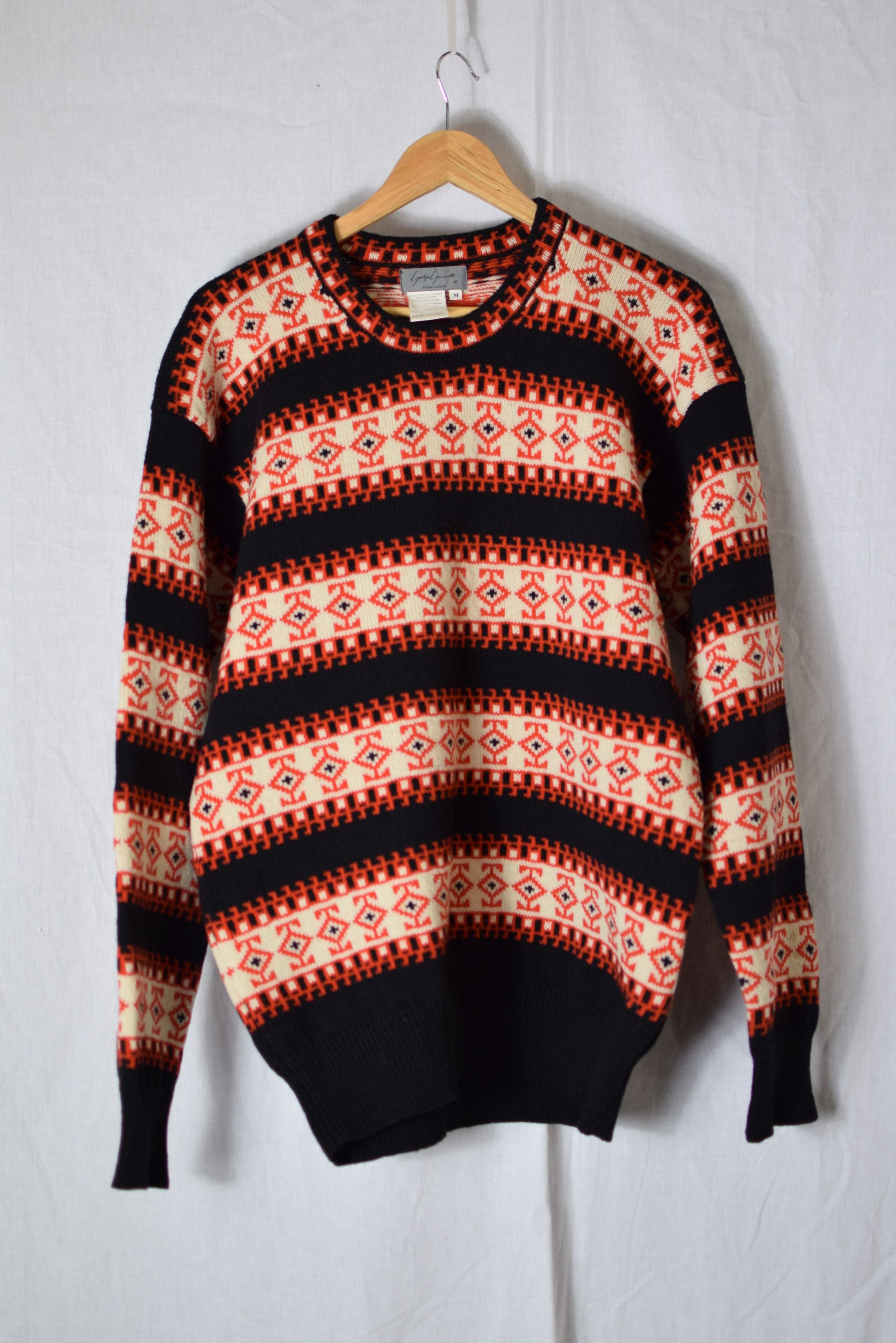 Yohji Yamamoto YYPH AW89 Ethnic Knit Size US L / EU 52-54 / 3 - 2 Thumbnail