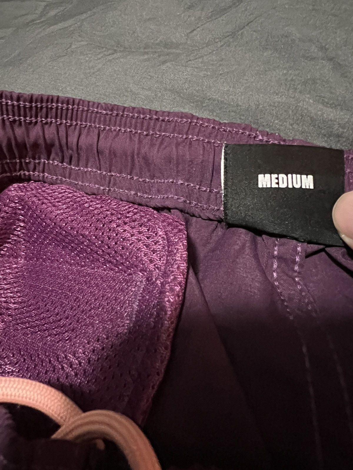 Revenge Revenge Maroon Nylon Shorts Size US 32 / EU 48 - 5 Thumbnail