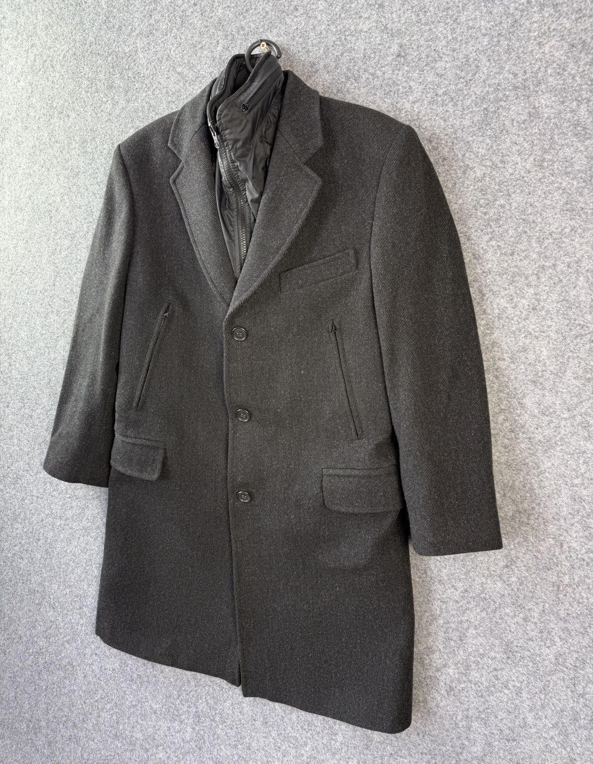 Fay Fay Double Lining Coat Men’s Gray Made in Italy Size S Size US S / EU 44-46 / 1 - 3 Thumbnail