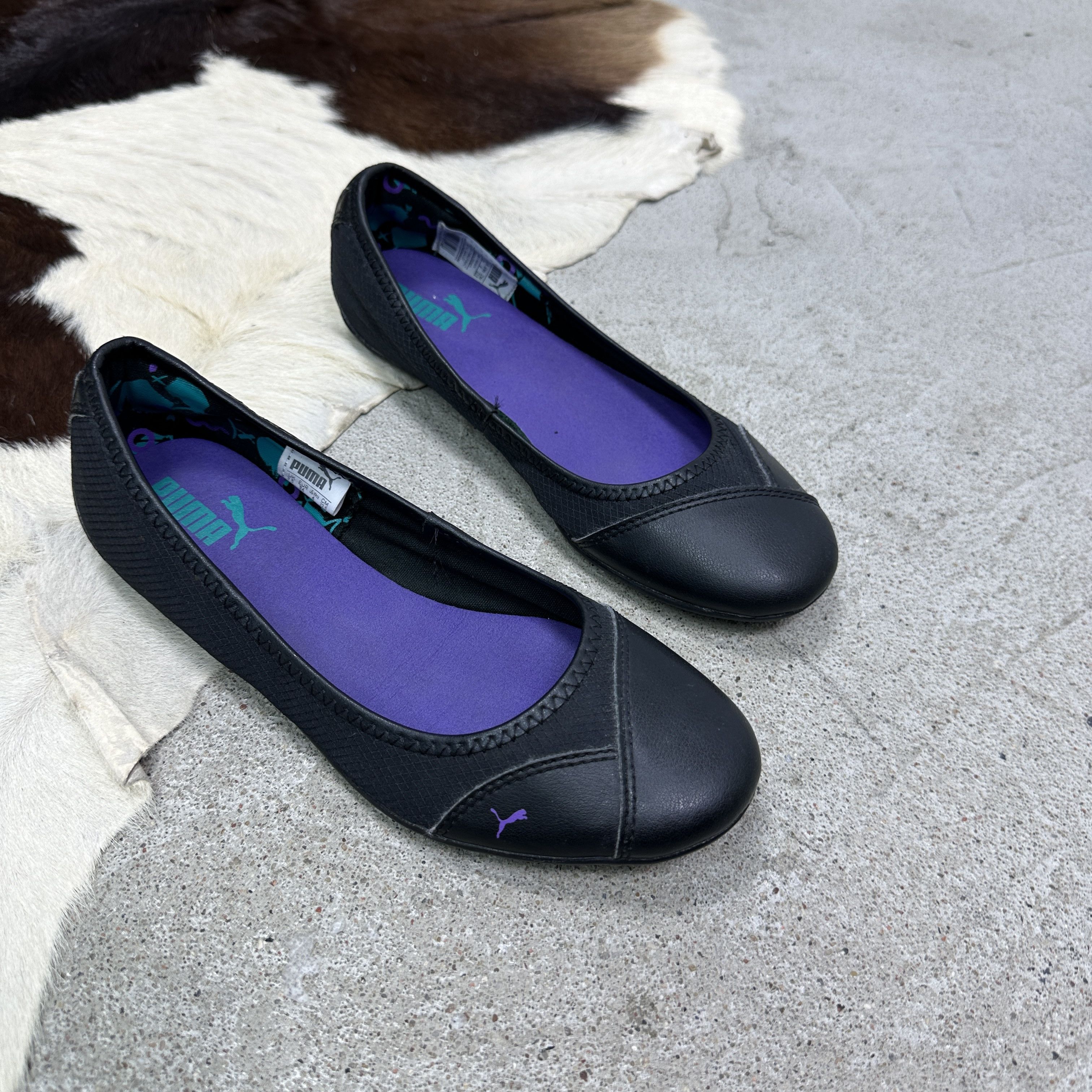 Puma Vintage Sporty Streetwear Puma Ballet Flats Y2K Size US 5 / IT 35 - 2 Thumbnail