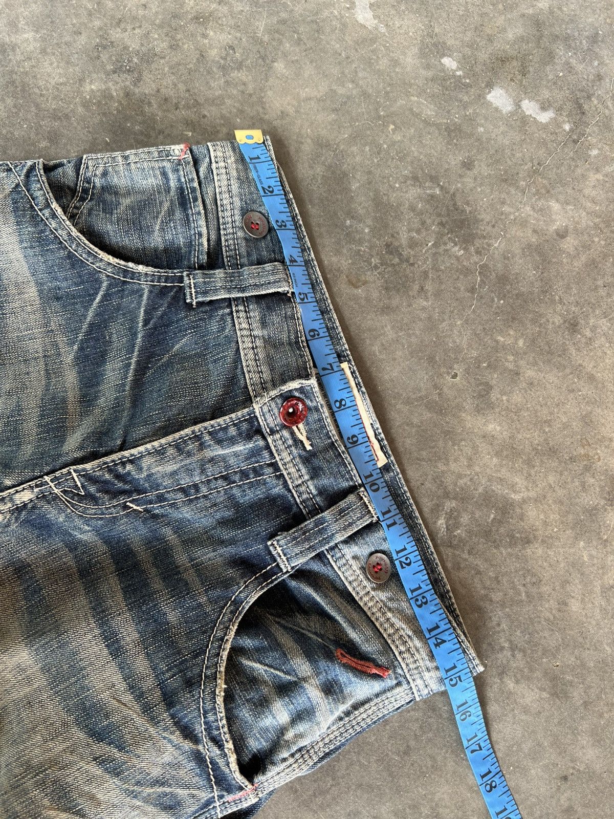 Edwin 💥Flare💥Edwin 503 Blue Trip Backle Back Jean Size US 30 / EU 46 - 3 Thumbnail