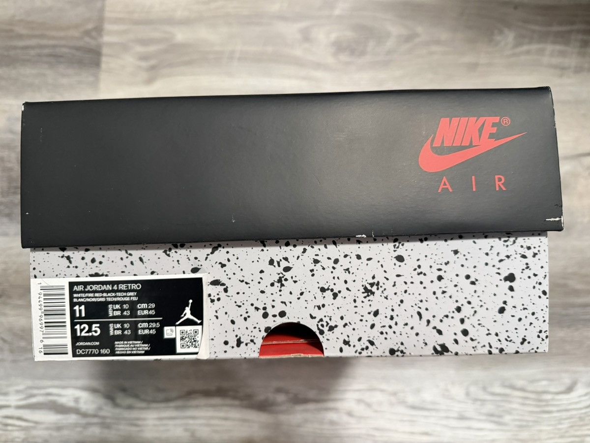 Jordan Brand Jordan 4 Fire Red 2020 Size US 11 / EU 44 - 11 Thumbnail