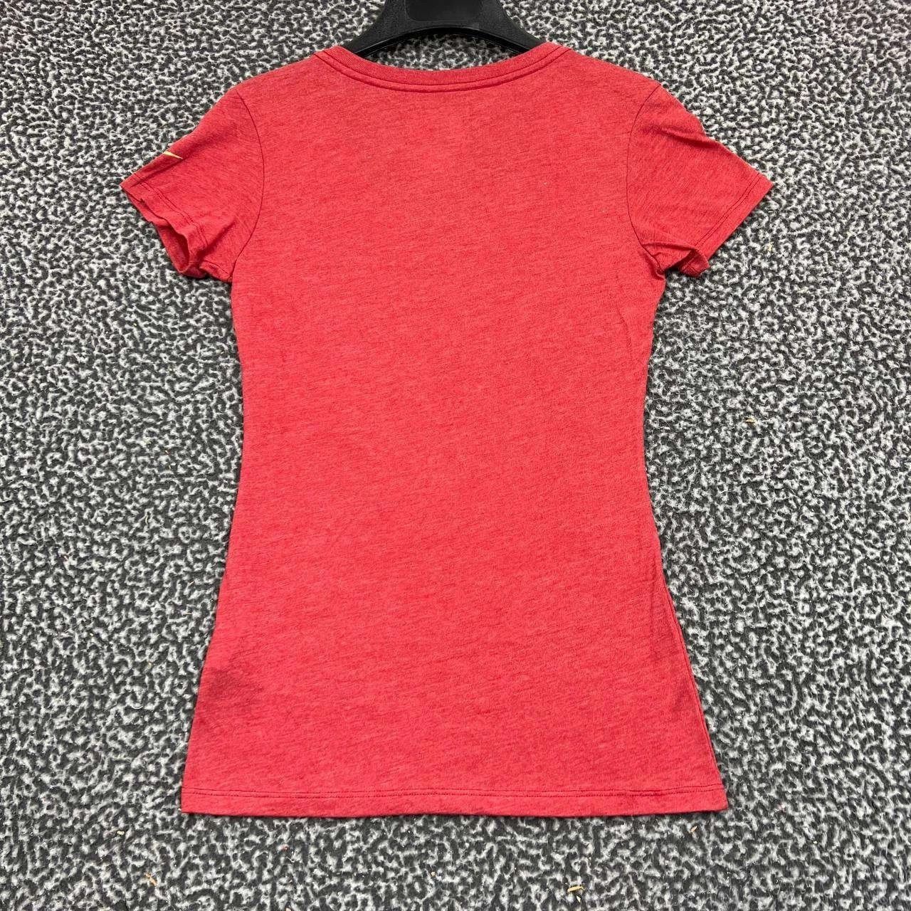 Nike San Francisco 49ers Shirt Women NFL Short Sleeve V-Neck XS Size XS / US 0-2 / IT 36-38 - 2 Thumbnail