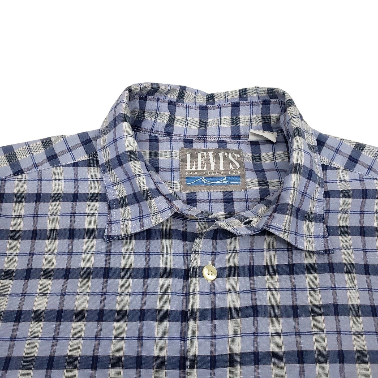 Levi's × Vintage VINTAGE Levi's San Francisco 90's Shirt Made in USA Men L Size US L / EU 52-54 / 3 - 6 Thumbnail