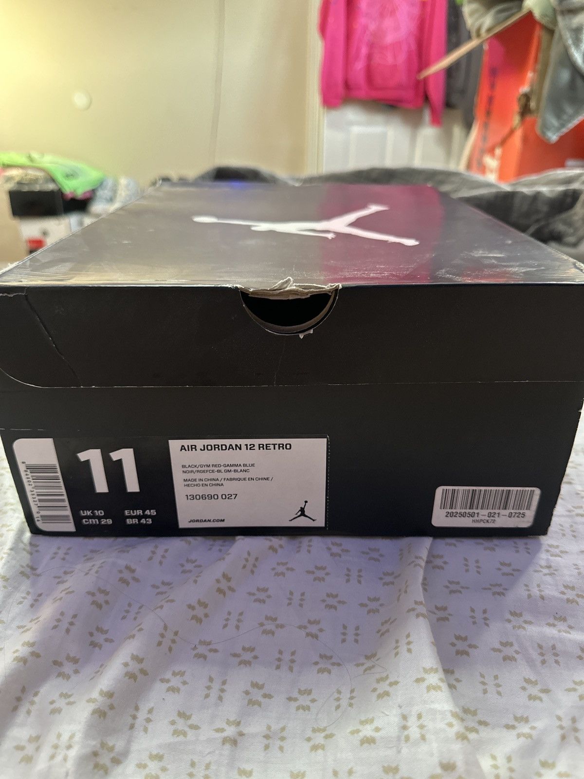 Jordan Brand Jordan 12 “Gamma Blue” Size US 11 / EU 44 - 7 Thumbnail