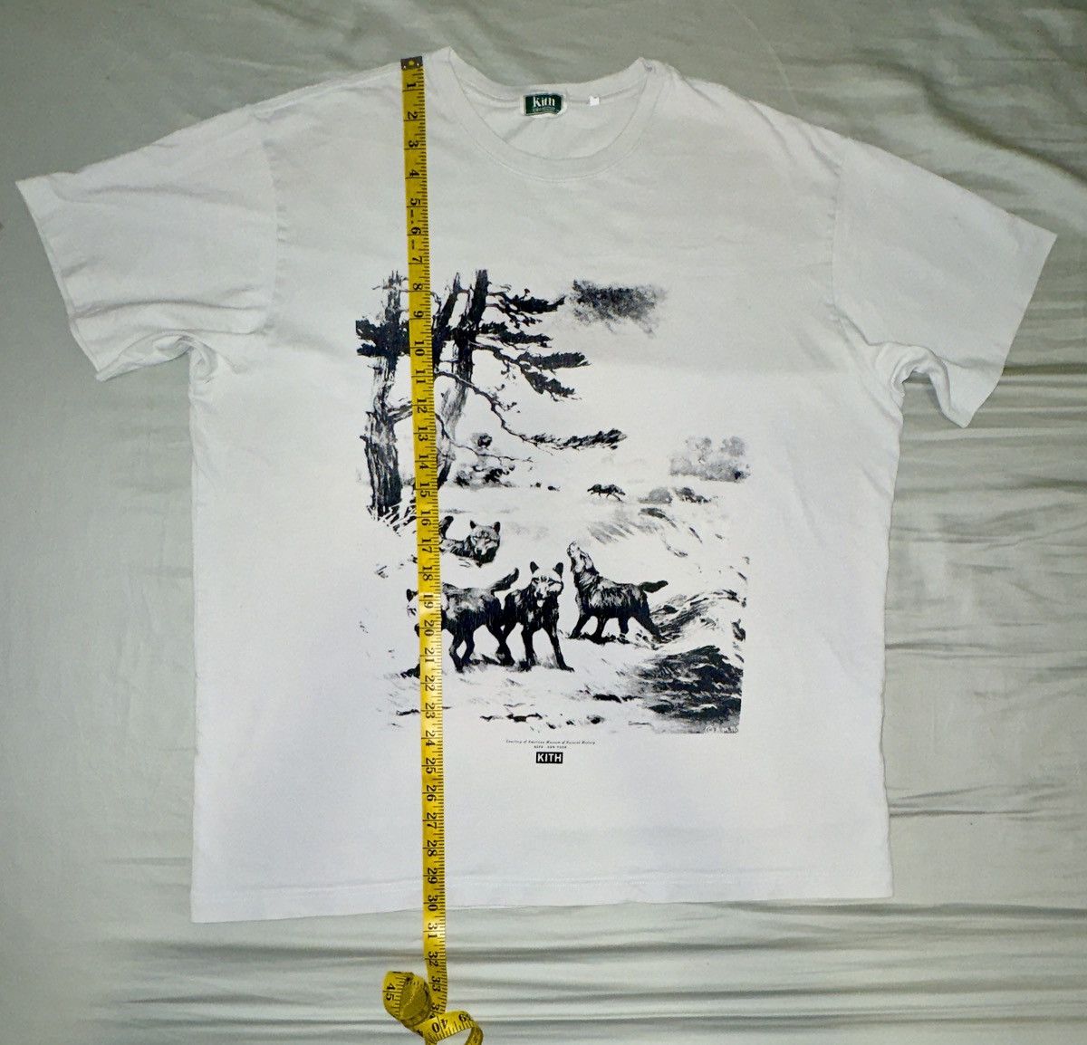 Kith Kith AMNH Wolves vintage tee Size US XXL / EU 58 / 5 - 6 Thumbnail