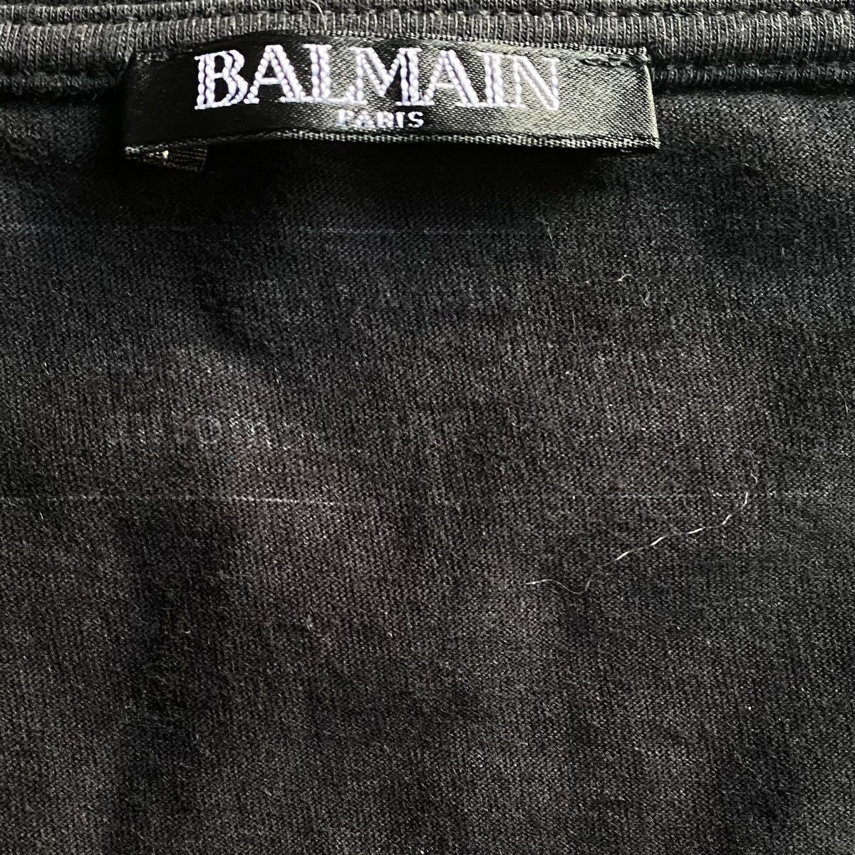 Balmain AW16 Gold Foil Logo Slim Fit T Shirt Size US L / EU 52-54 / 3 - 5 Thumbnail