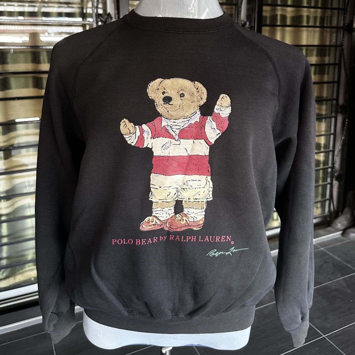 Polo Ralph Lauren Vintage Polo Bear By Ralph Lauren Crewneck Sweatshirt Size US L / EU 52-54 / 3 - 1 Thumbnail