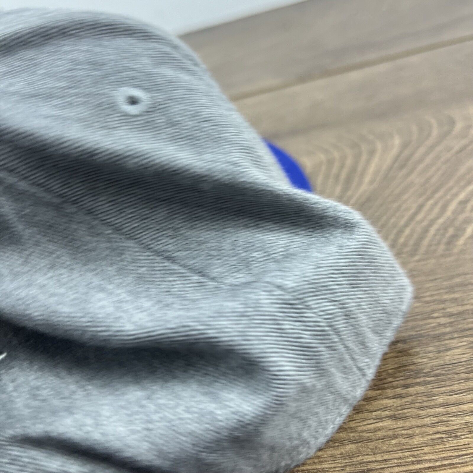 Adidas Kansas Jayhawks Hat Adidas Three Stripe Hat Gray Cap Adjusta Size ONE SIZE - 12 Thumbnail