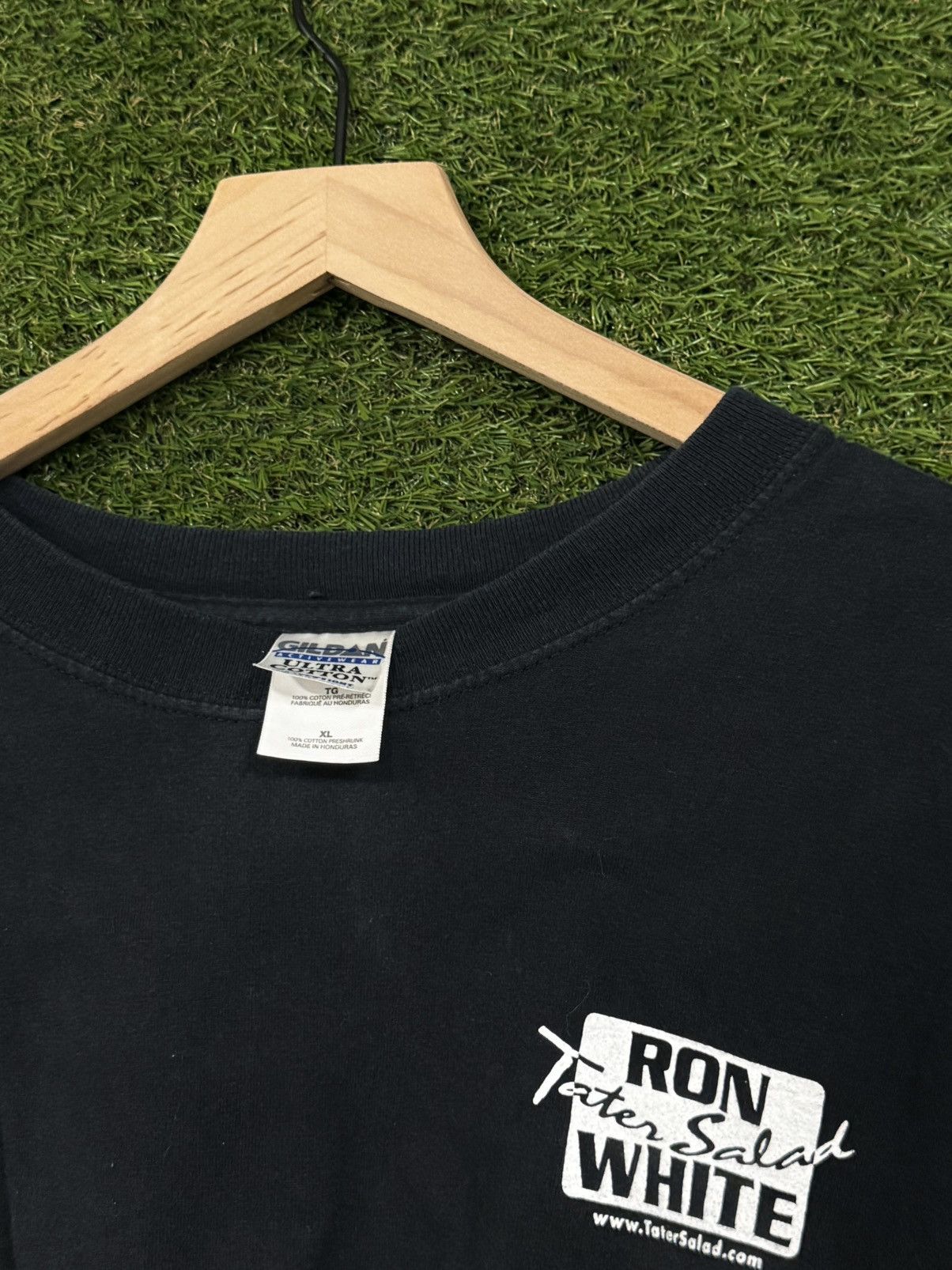 Vintage Vintage Gildan Right to Remain Silent Ron Salad Tee XL Black Size US XL / EU 56 / 4 - 4 Thumbnail