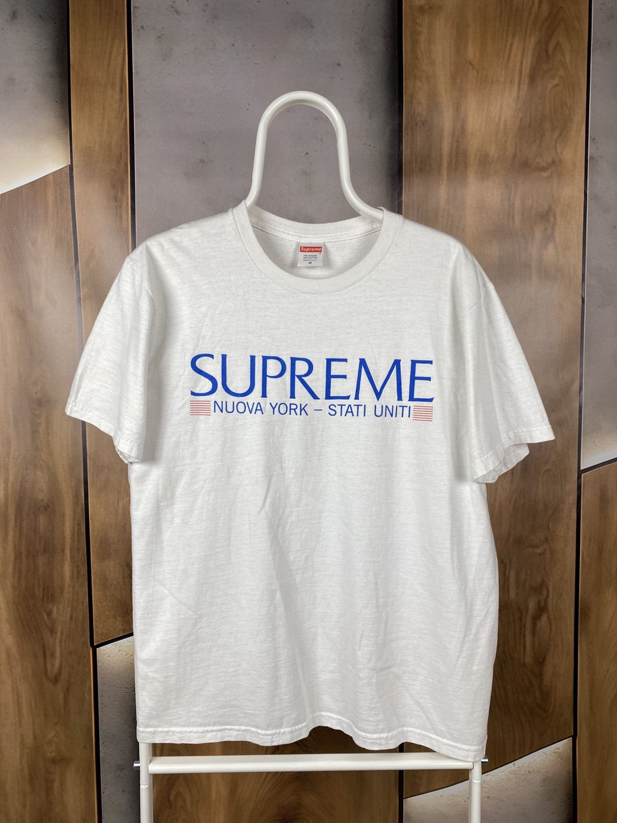Supreme 🔥T-Shirt Supreme Nuova York Stati Uniti Tee🔥 Size US M / EU 48-50 / 2 - 1 Thumbnail