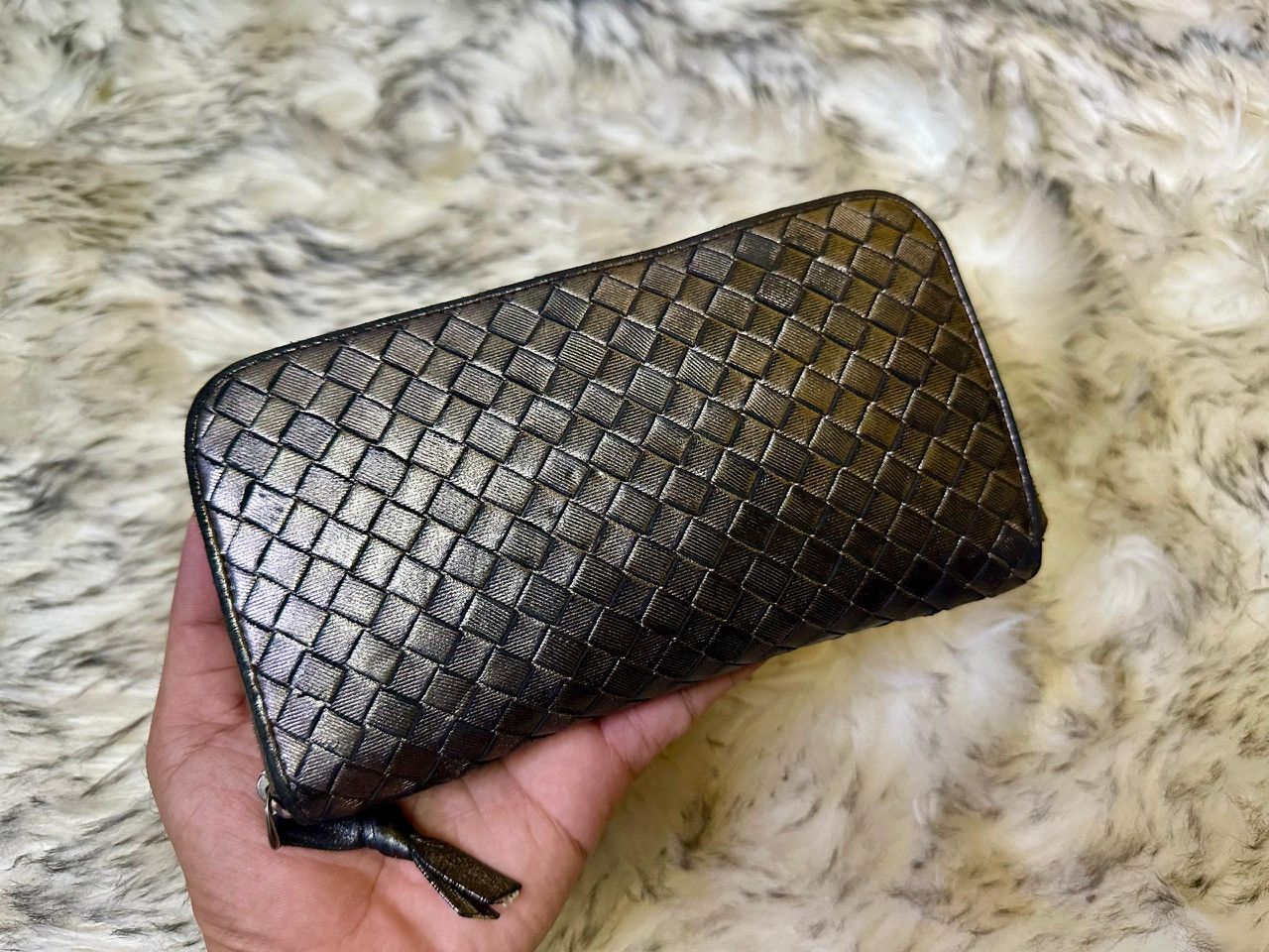 Bottega Veneta Authentic Bottega Veneta Intrecciato Zip Around Wallet Size ONE SIZE - 1 Thumbnail