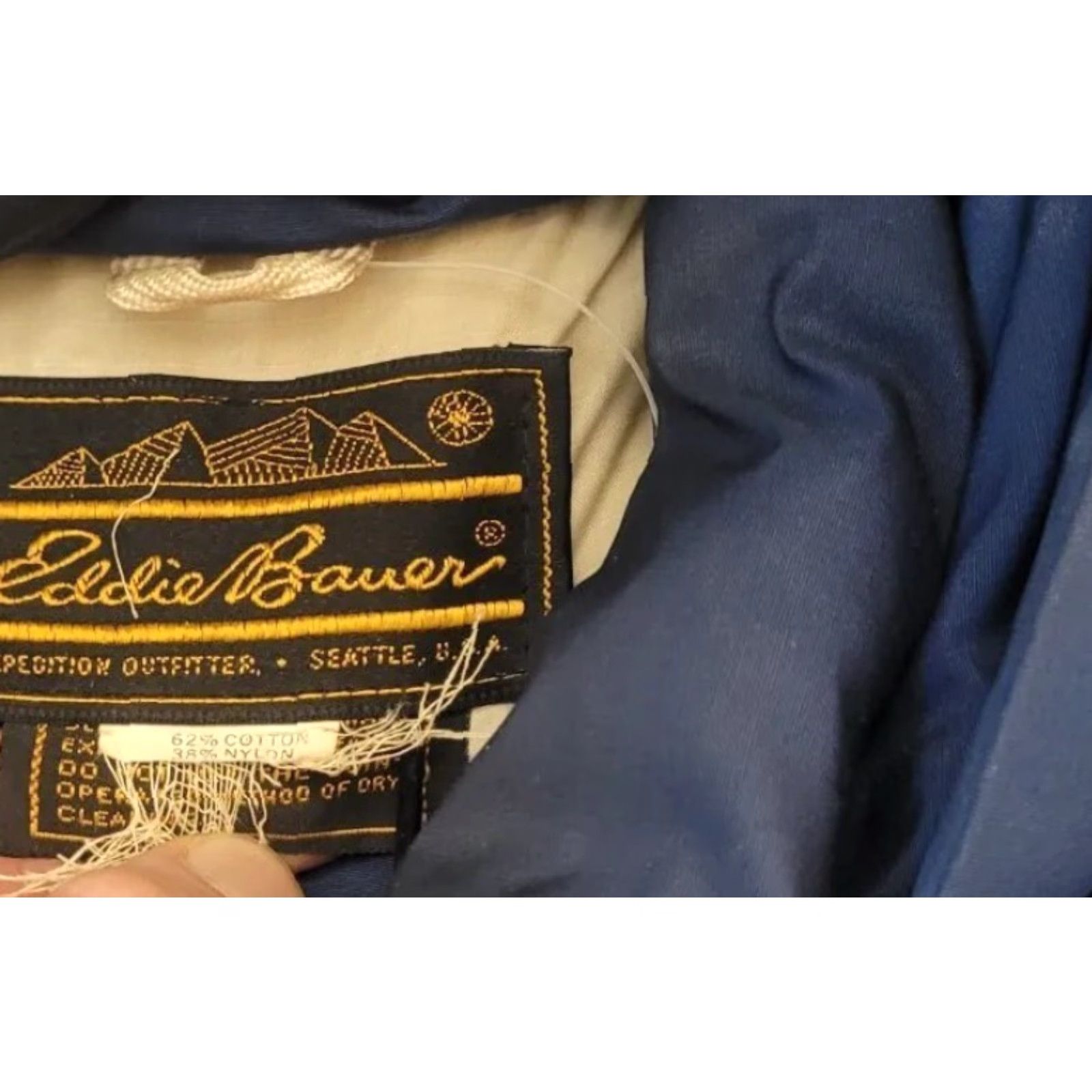 Eddie Bauer VINTAGE Eddie Bauer Puffer Jacket Mens Quilted Goose Down XL Blue Regular Size Jacket Jacket Size US XL / EU 56 / 4 - 5 Thumbnail