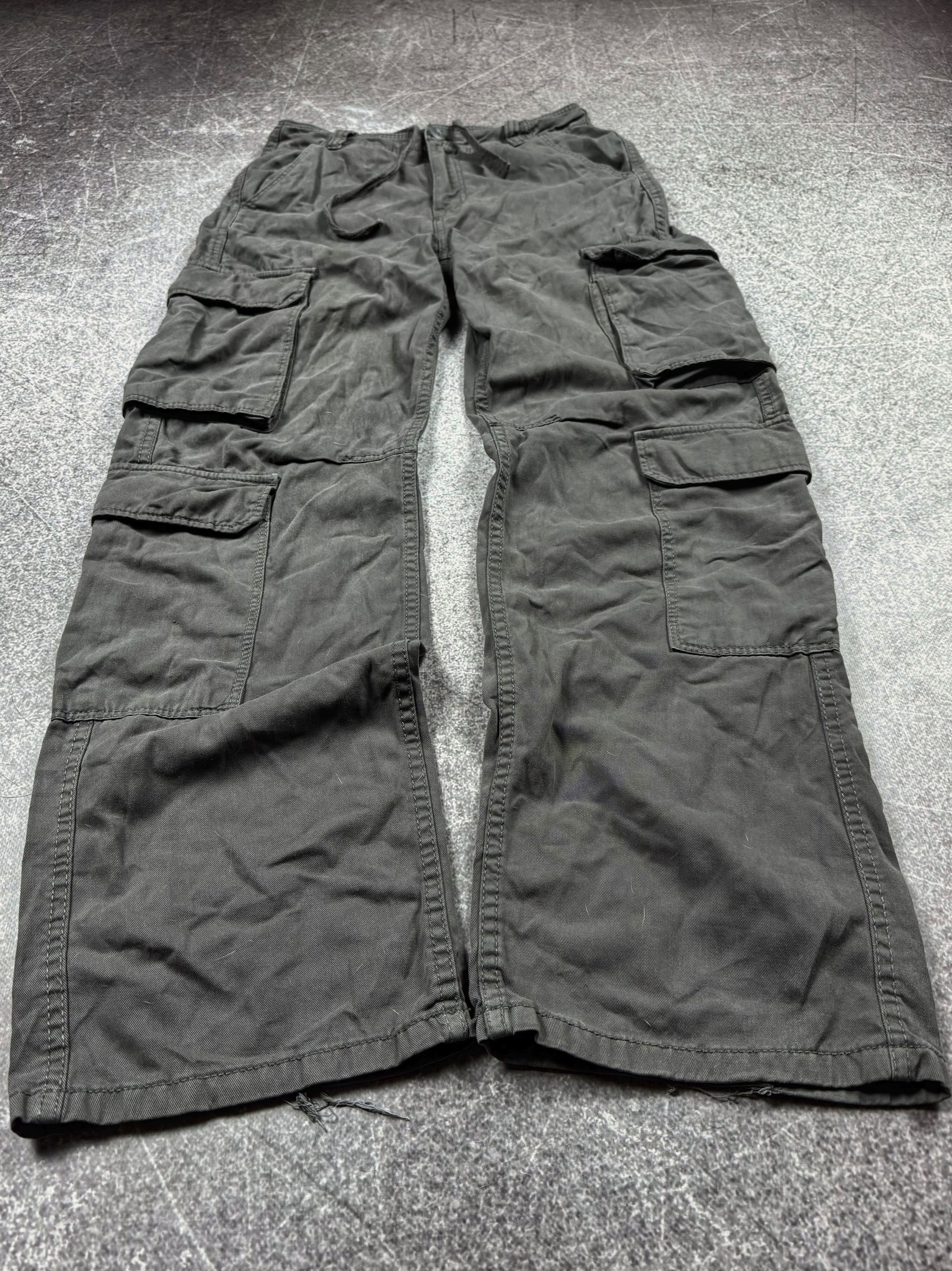 Pre-owned Hysteric Glamour X If Six Was Nine Vtg Balenci X Rick Owens Style Cargo Jeans 90's Y2k (size 30) In Multicolor