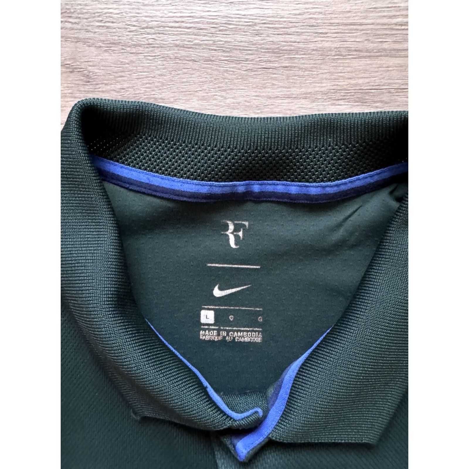 Nike Nike Court RF Advantage Tennis Polo Shirt Mens Medium Midnight Spruce Green Size US M / EU 48-50 / 2 - 4 Thumbnail