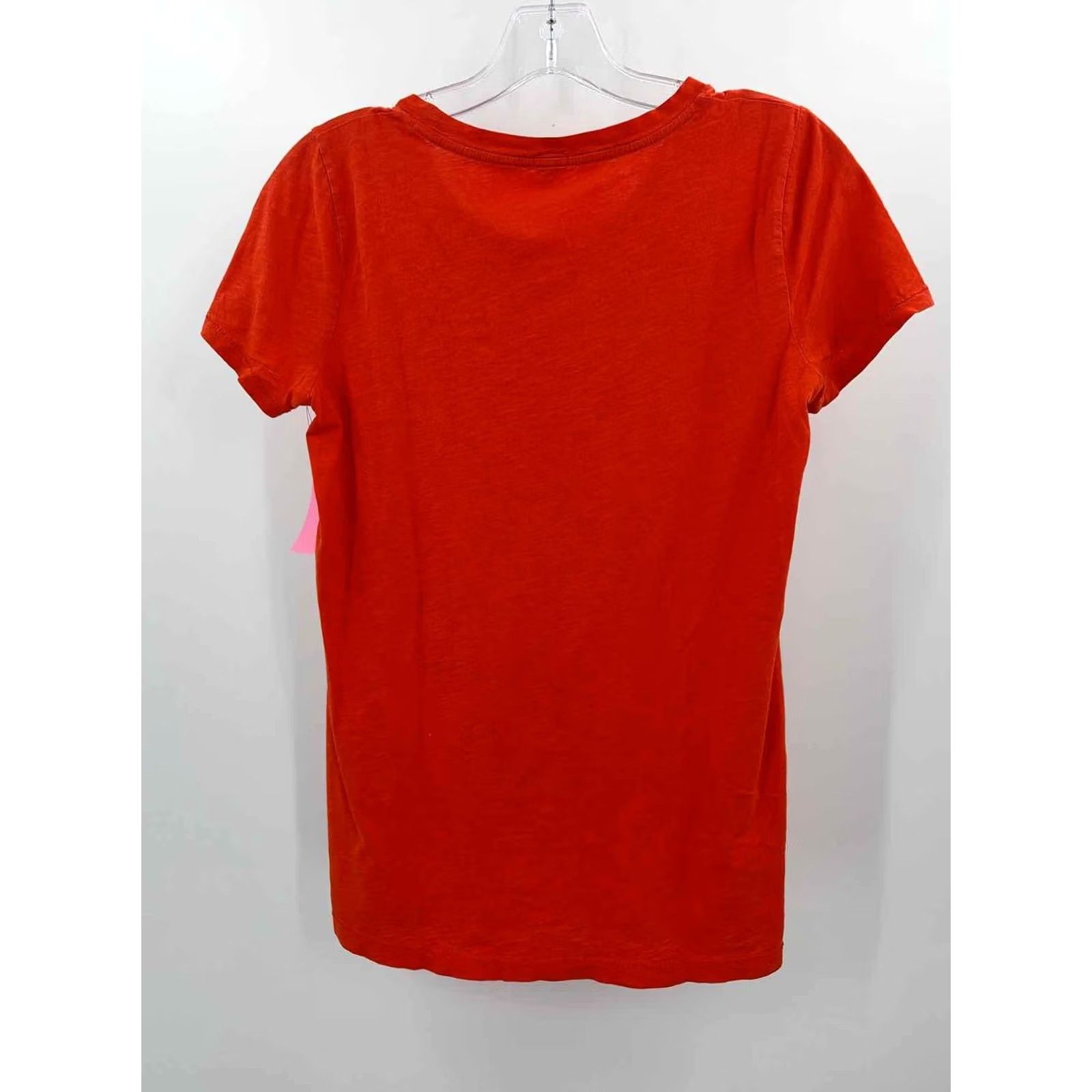 Vintage J Crew T-shirt Orange Small Size S / US 4 / IT 40 - 3 Thumbnail