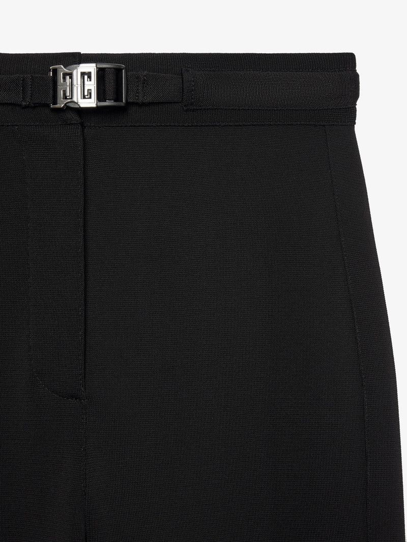 Givenchy o1n1vont0326 4G Belted Pants in Black Size 26" / US 2 / IT 38 - 2 Thumbnail