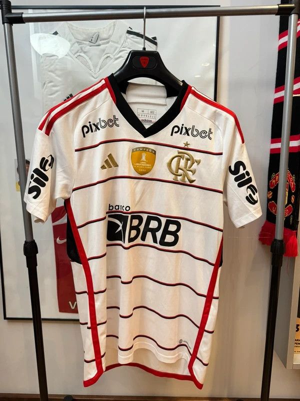 Adidas Adidas Flamengo 2023-24 Arrascaeta #14 Away Jersey M Size US M / EU 48-50 / 2 - 2 Thumbnail