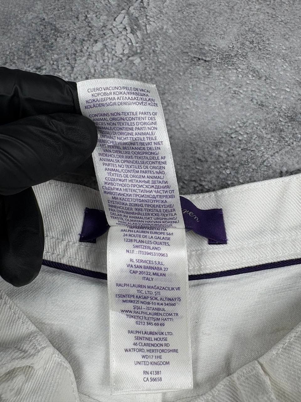 Japanese Brand Ralph Lauren Purple Label White Jeans Size 25 Made in Italy Size 25" / US 0 / IT 36 - 16 Thumbnail