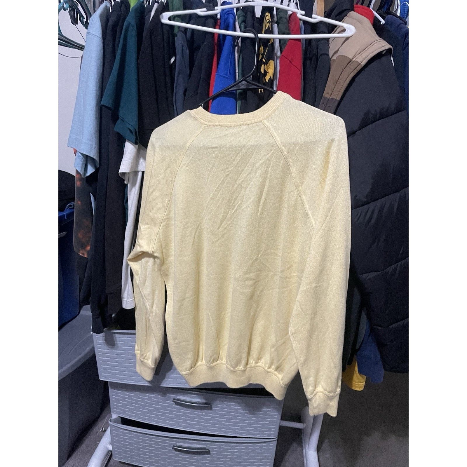 Burberry Size 48/XL- VTG Burberry London Yellow Sweater 100% Cotton Size US XL / EU 56 / 4 - 2 Thumbnail