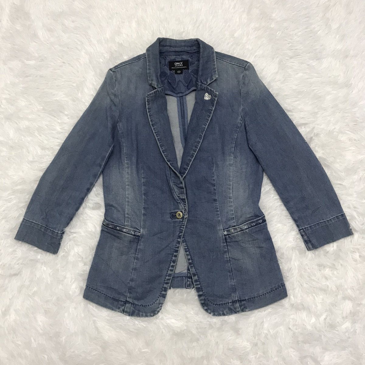Japanese Brand Only jeans made with swarovski jacket Size XS / US 0-2 / IT 36-38 - 1 Thumbnail