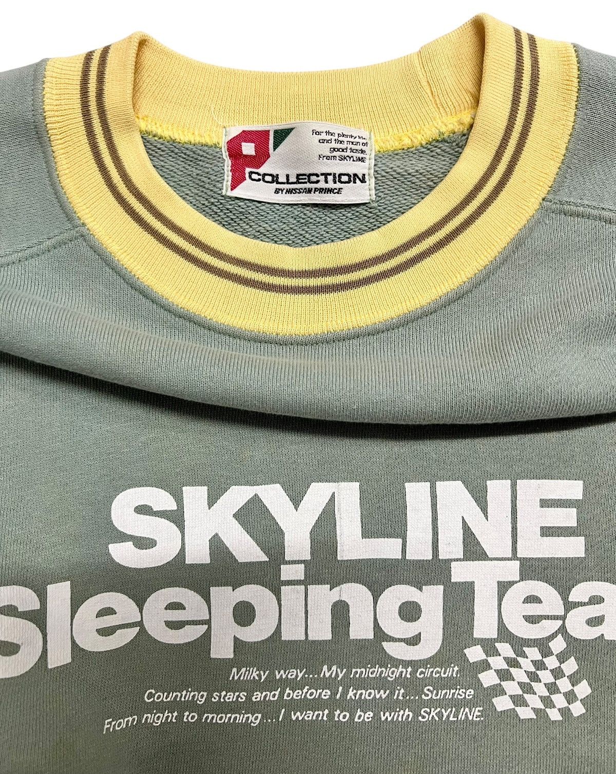 Japanese Brand × Vintage 90s Vintage Distressed Nissan Skyline Racing Team Sweatshirt Size US S / EU 44-46 / 1 - 9 Thumbnail