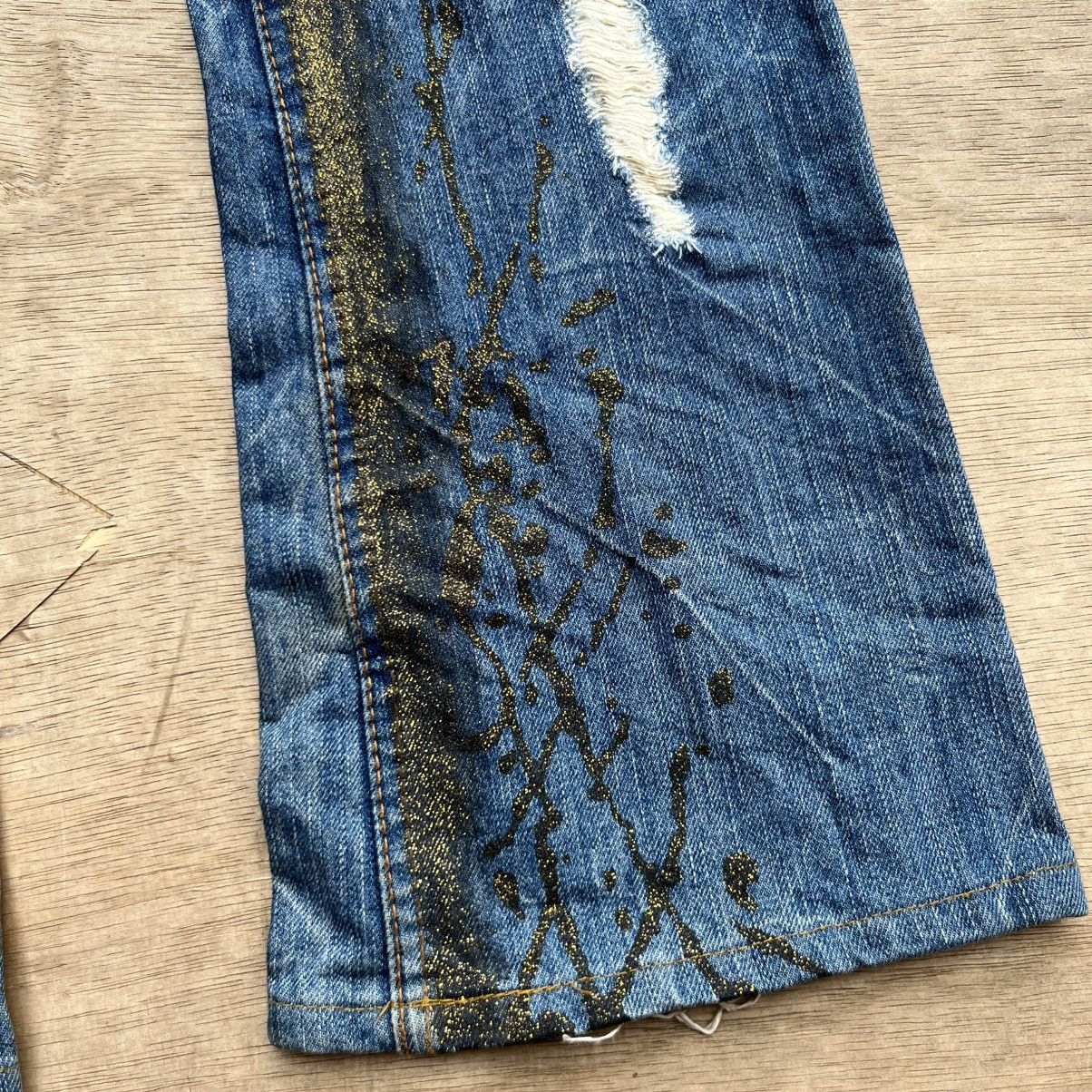 If Six Was Nine × Japanese Brand KUI DISTRESSED DENIM BOOTCUT IF SIX WAS NINE STYLE Size US 32 / EU 48 - 3 Thumbnail