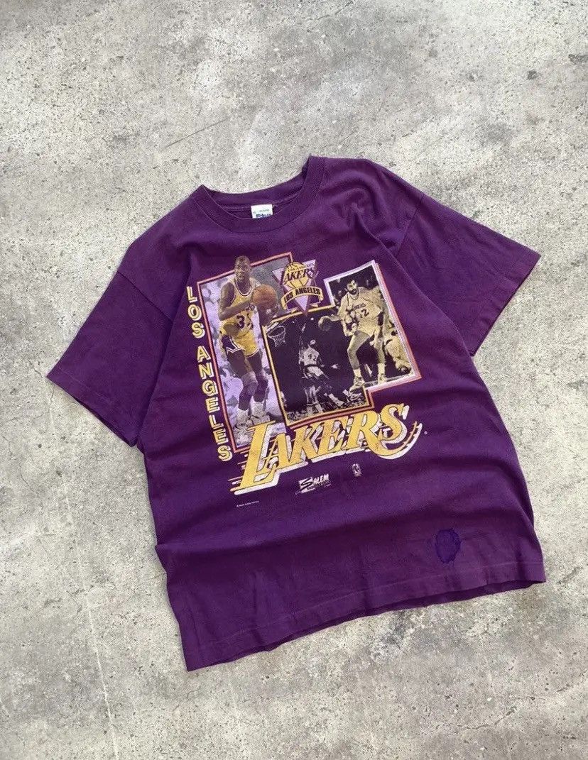 NBA × Vintage Lakers Vintage Jersey 1990 Salem Los Angeles Jersey Size US XL / EU 56 / 4 - 2 Thumbnail