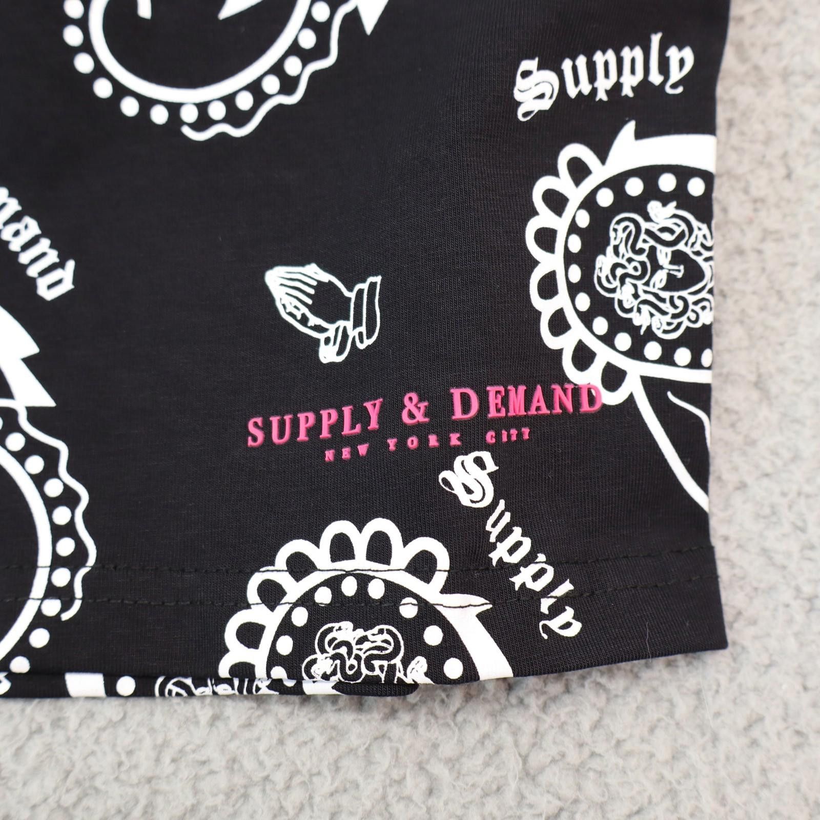 Supply & Demand Supply & Demand Black Shorts Paisley Bandana Womens Large Size 36" / US 14 / IT 50 - 3 Thumbnail