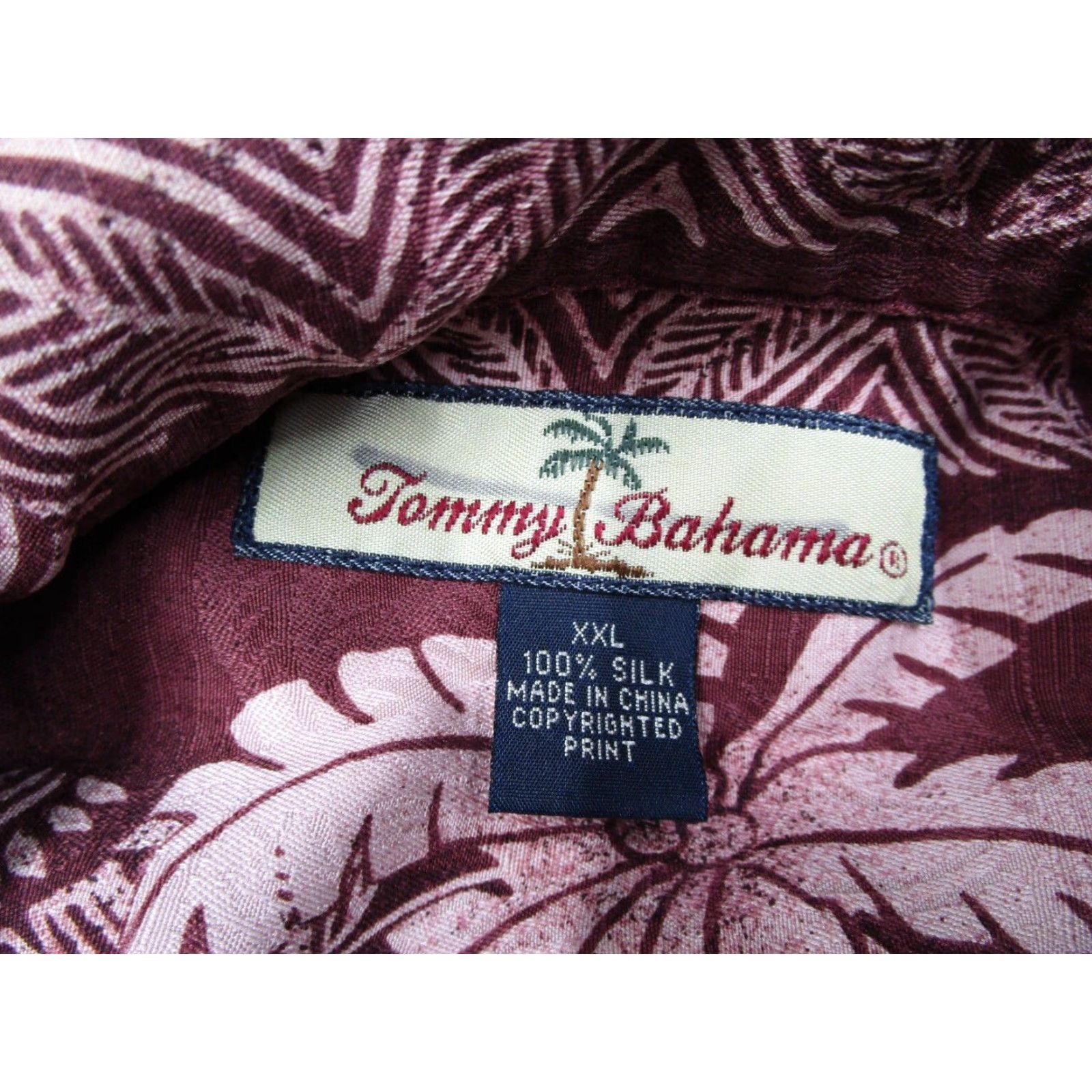 Tommy Bahama Vintage Tommy Bahama Shirt Mens 2XL Red Silk Button Up Hawaiian Loop Collar Short Sleeve Casual Beach Retro Size US XXL / EU 58 / 5 - 3 Thumbnail