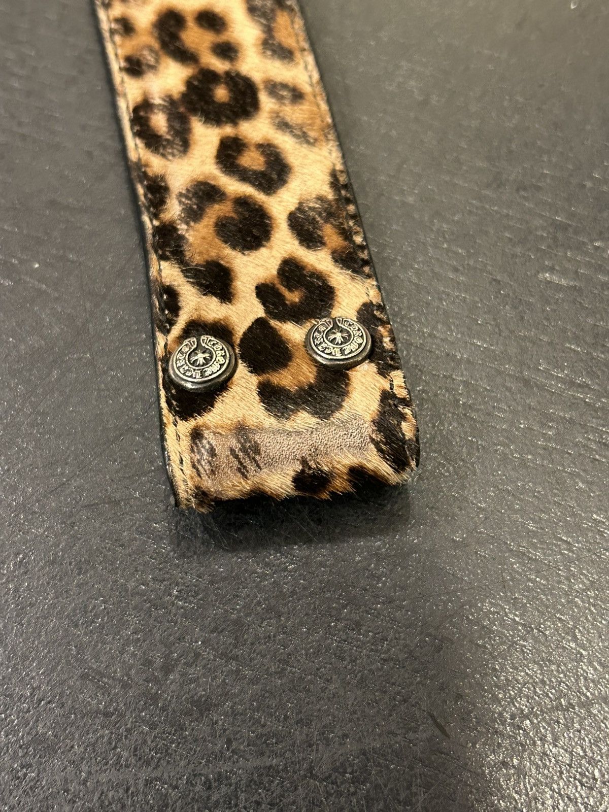 Chrome Hearts Chrome Hearts Leopard Hide Belt Strap Size 30 - 4 Thumbnail