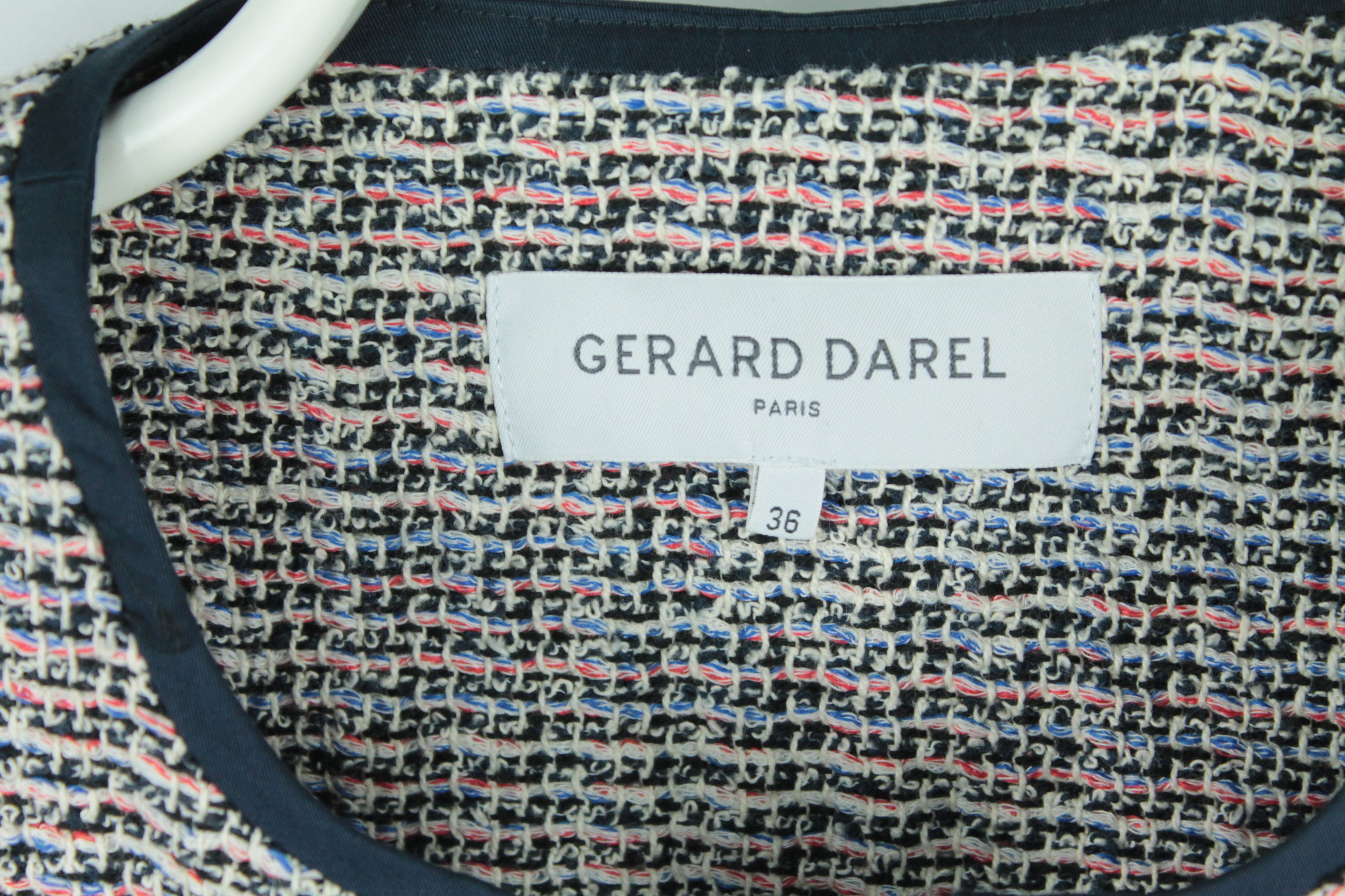 Designer × Gerard Darel Gerard Darel Knit Multicolor Cotton Blend Jacket Size XS / US 0-2 / IT 36-38 - 3 Thumbnail