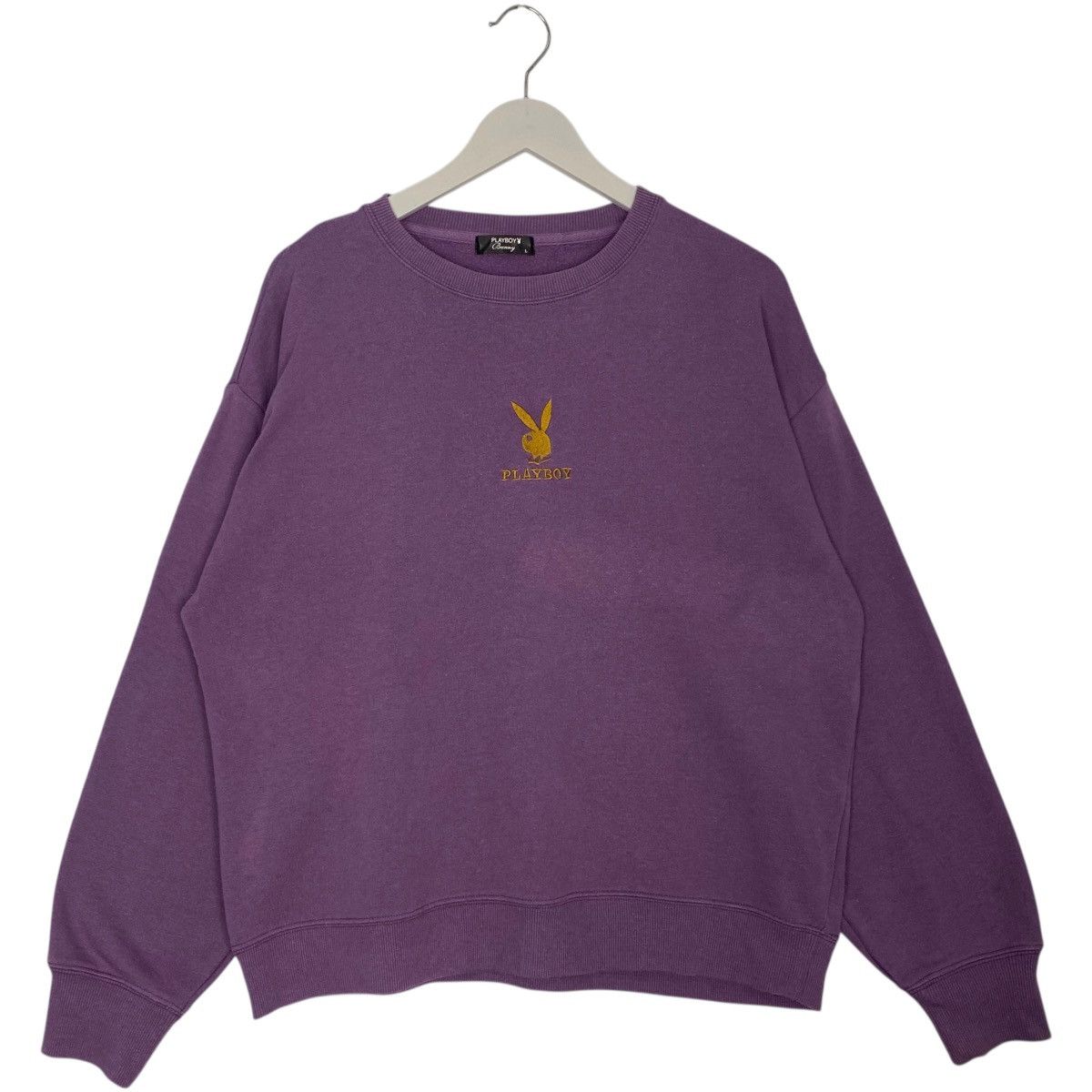 Vintage Vintage Playboy Sweatshirt Crewneck Purple Small Logo Size L Size US L / EU 52-54 / 3 - 1 Thumbnail