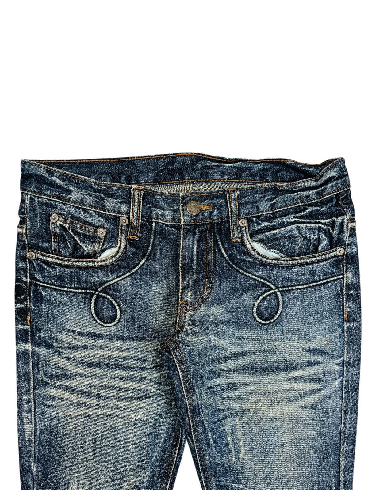 Tornado Mart Archive Tornado Mart - Super Flared Denim Pants Size US 29 - 7 Thumbnail