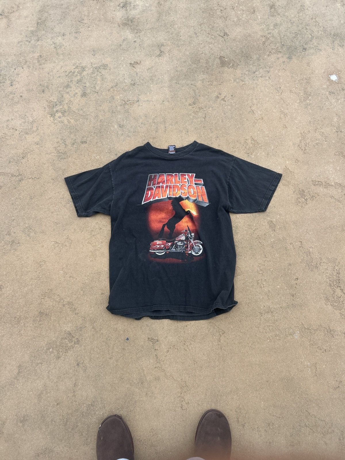 Harley Davidson × Vintage VINTAGE HARLEY DAVIDSON TEE Size US XL / EU 56 / 4 - 1 Thumbnail