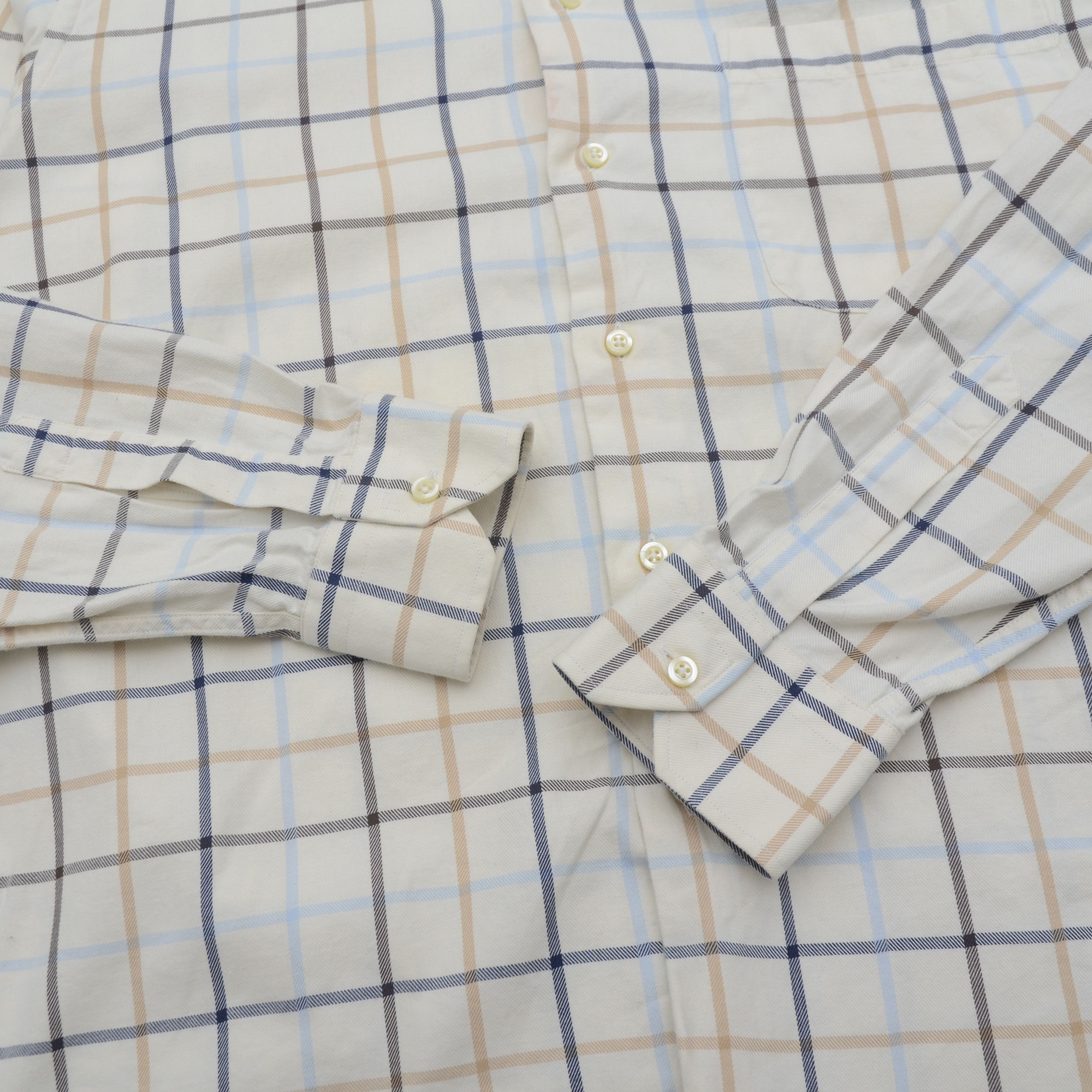 Tombolini Tombolini Men's Dress Shirt Button-Up Checkered Pattern Size US L / EU 52-54 / 3 - 6 Thumbnail