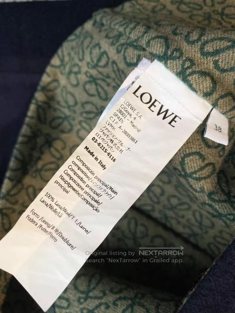 Loewe Loewe Wool Lined Full Print Jacket Size XS / US 0-2 / IT 36-38 - 4 Thumbnail