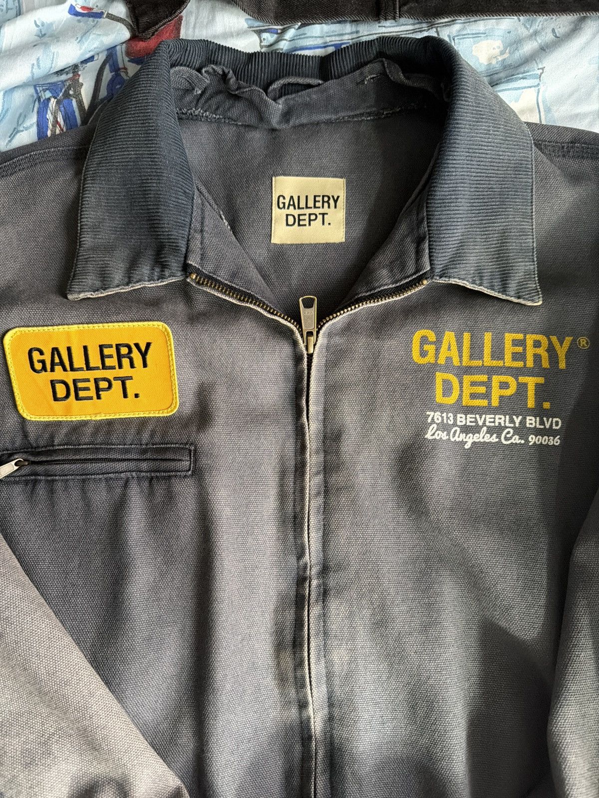 Gallery Dept. Gallery Dept Blue Bomber Jacket Size US XXL / EU 58 / 5 - 3 Thumbnail