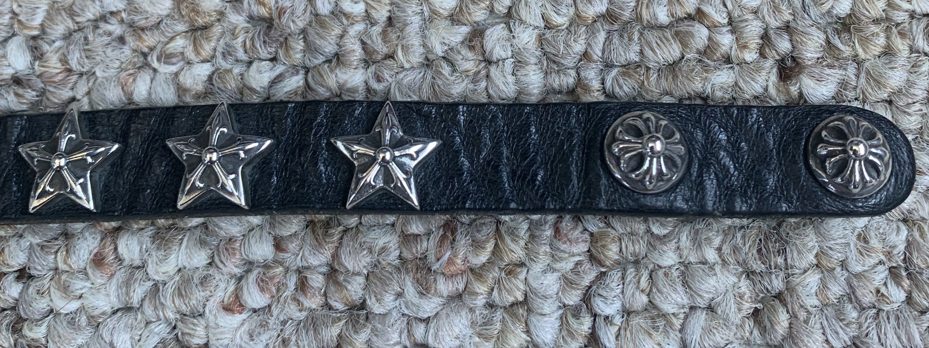Chrome Hearts Chrome Hearts Adjustable Leather Silver Snap Bracelet Size ONE SIZE - 10 Thumbnail