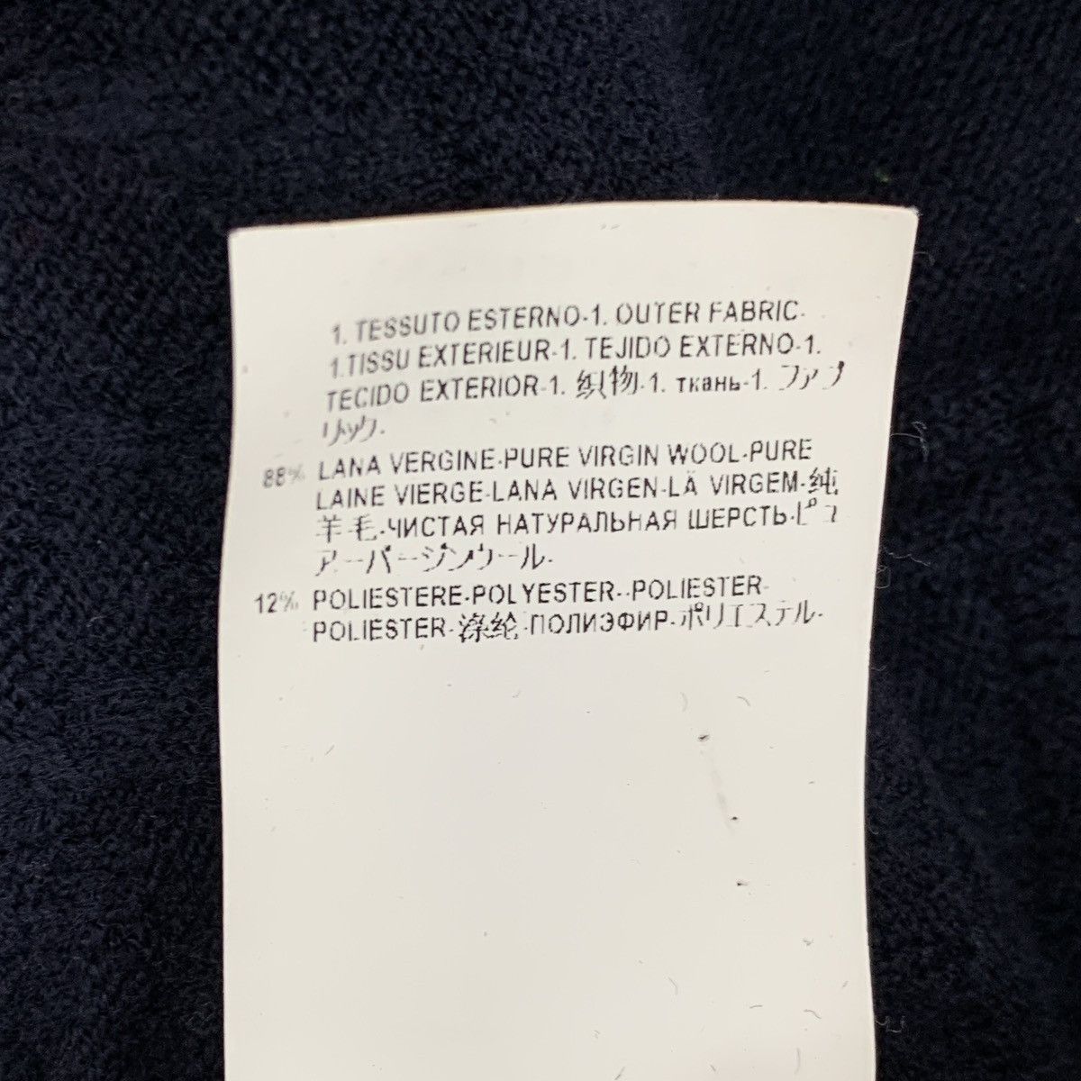 Versace Versace Navy Argyle Wool Long Sleeve Knit Sweater K26WX Size US M / EU 48-50 / 2 - 7 Thumbnail