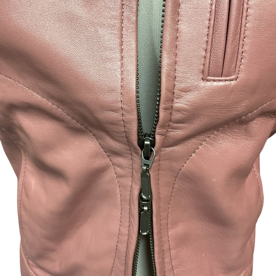 G-Star G-Star Raw Womens Y2K Leather Vest Pink Metallic Size S NWT Size S / US 4 / IT 40 - 2 Thumbnail