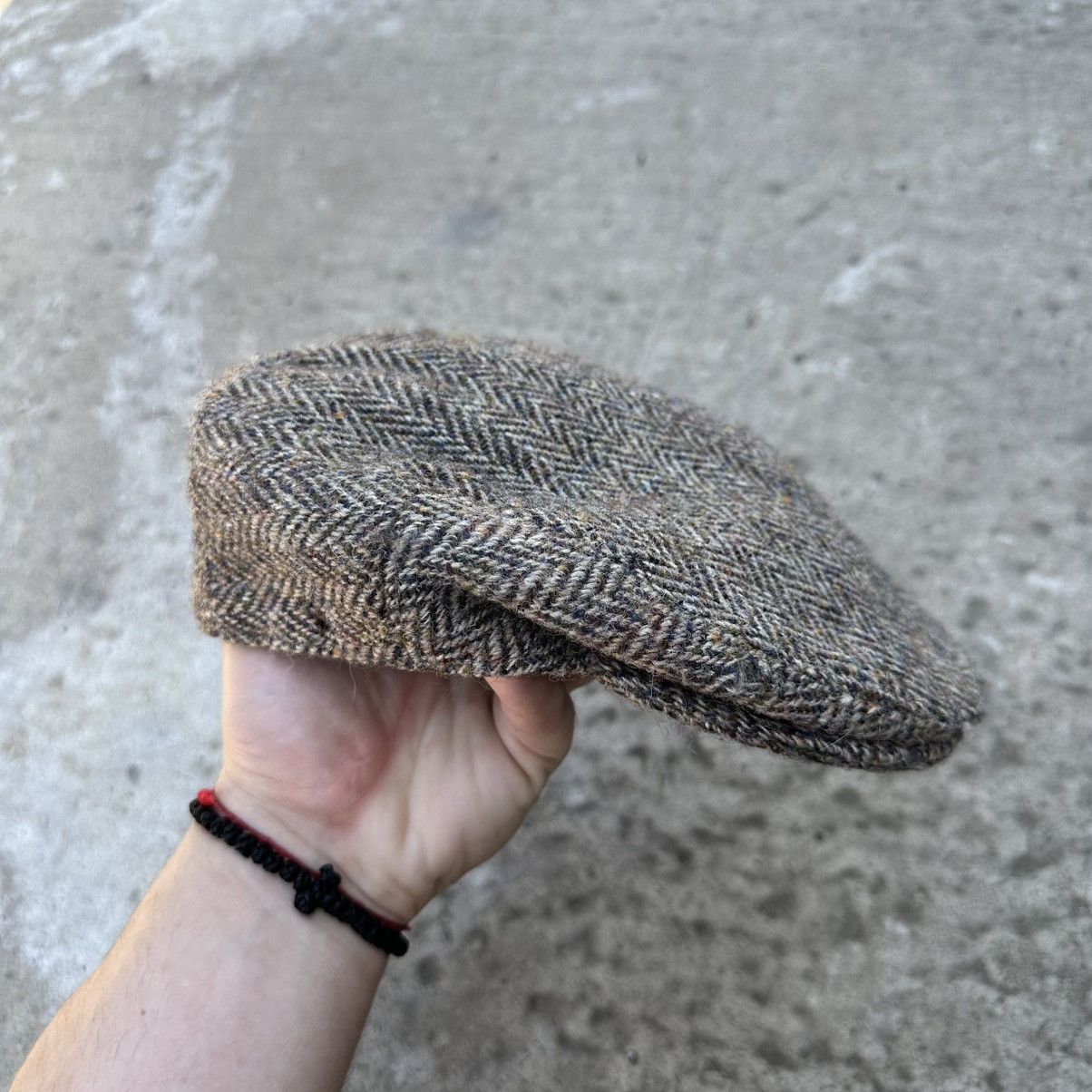 Harris Tweed Luxury Harris Tweed Country Hat Cap Traditional Flat Old Size ONE SIZE - 4 Thumbnail