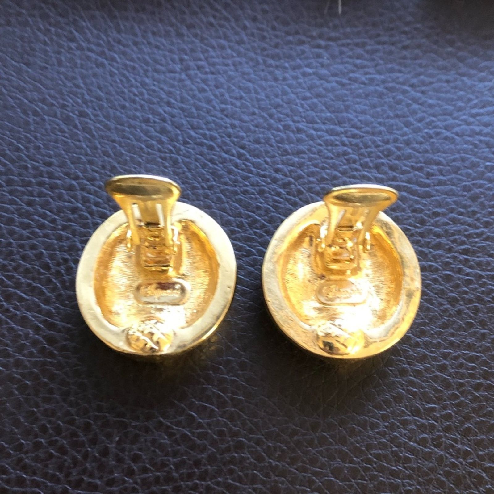 Vintage Vintage 80s Impostors dome baguette stone clip on earrings Size ONE SIZE - 5 Thumbnail