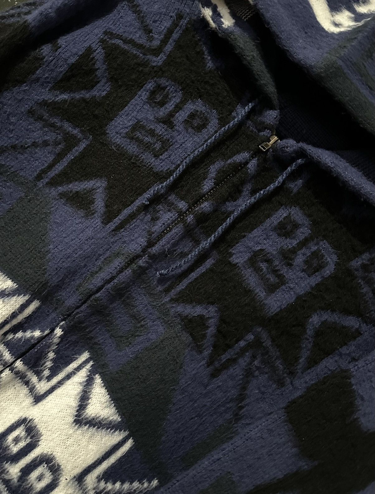 Other Aztec Indigenous Alpaca Knit Zip Hoodie Size US L / EU 52-54 / 3 - 4 Thumbnail