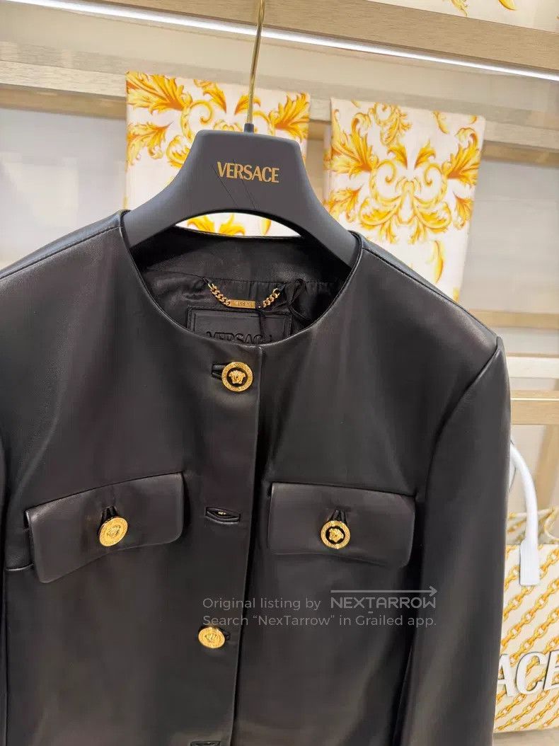Versace Versace Women's leather coats Size M / US 6-8 / IT 42-44 - 3 Thumbnail