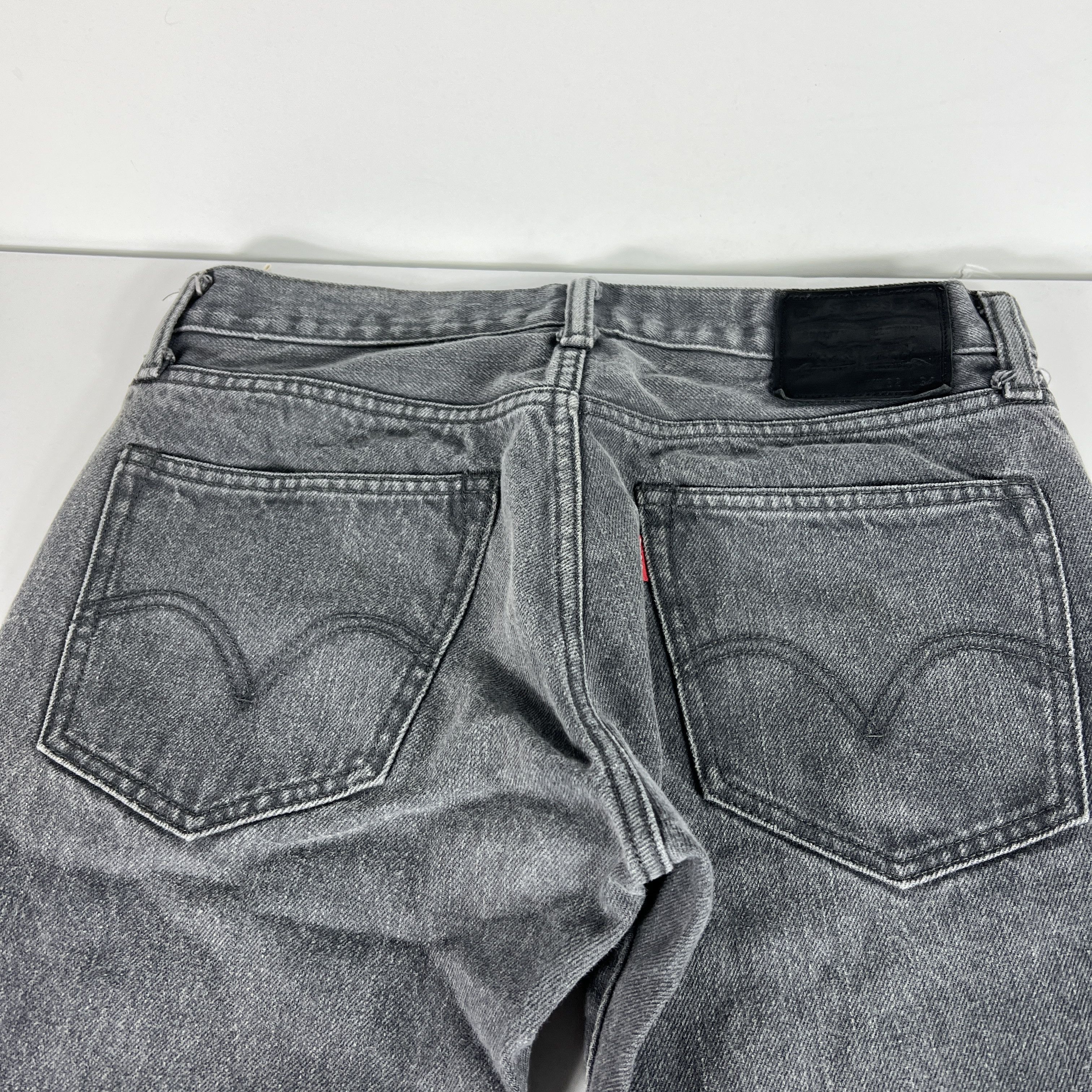 Levi's Levi's Selvedge Jeans Matchstick Skinny Grey Faded Denim Size US 32 / EU 48 - 13 Thumbnail