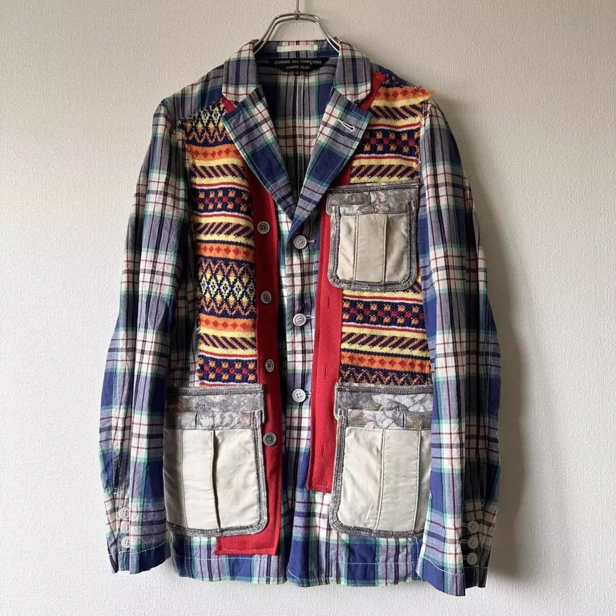 Comme Des Garcons Splicing suit jacket -DMC