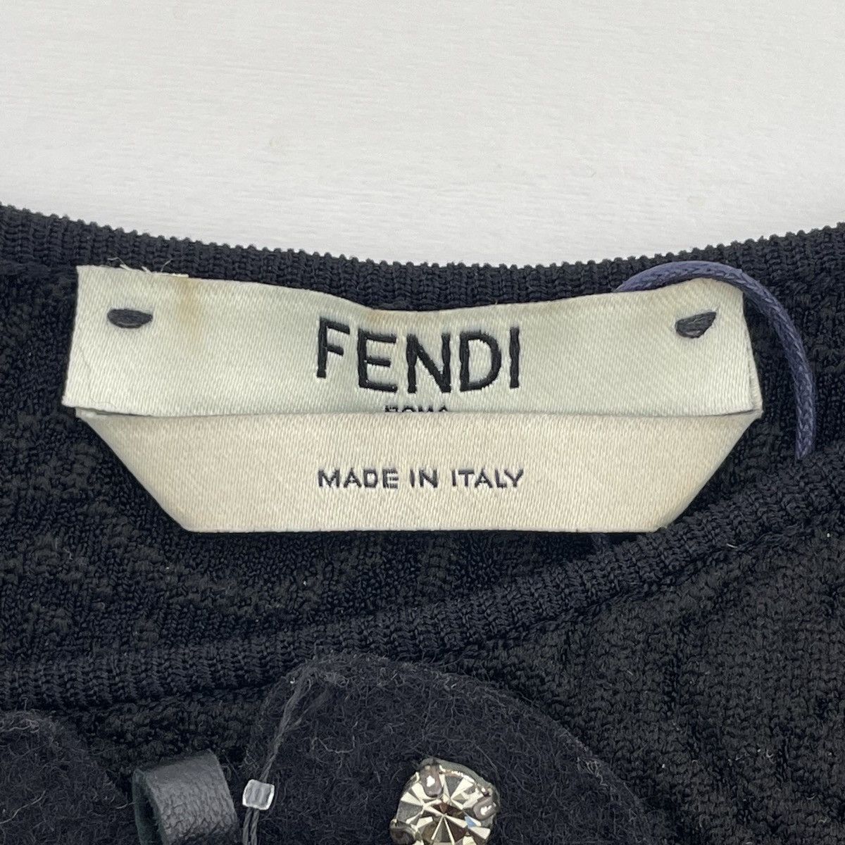 Fendi Fendi V-neck pullover midi long-sleeve dress K26WX Size S / US 4 / IT 40 - 6 Thumbnail