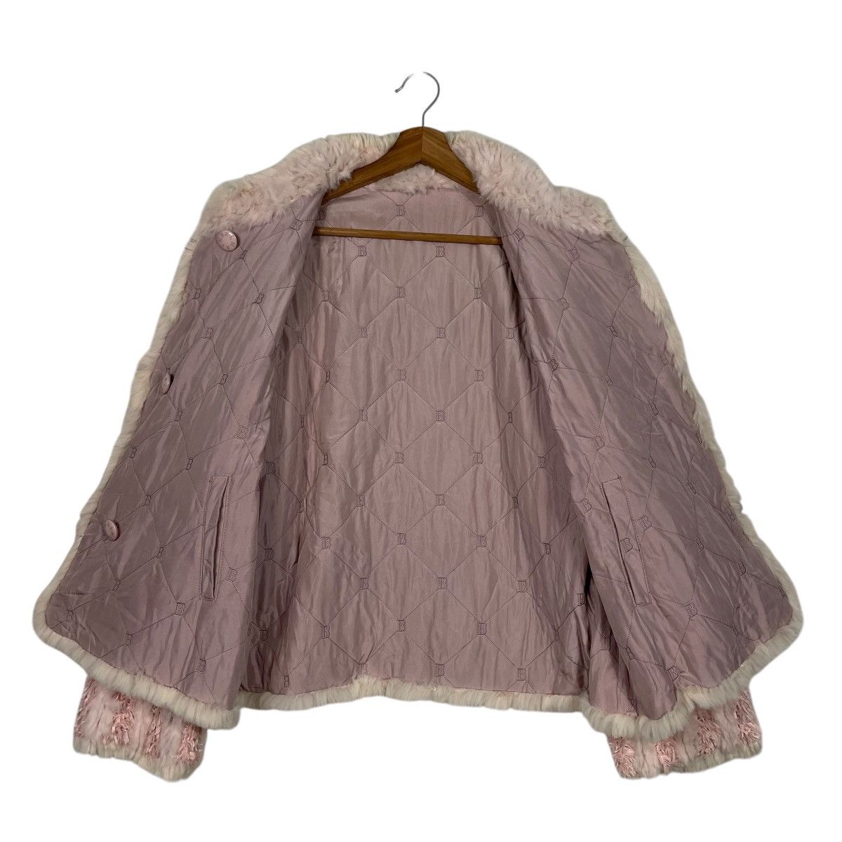 Balmain Balmain Paris Rabbit Fur Silk Reversible Jacket Size L / US 10 / IT 46 - 11 Thumbnail