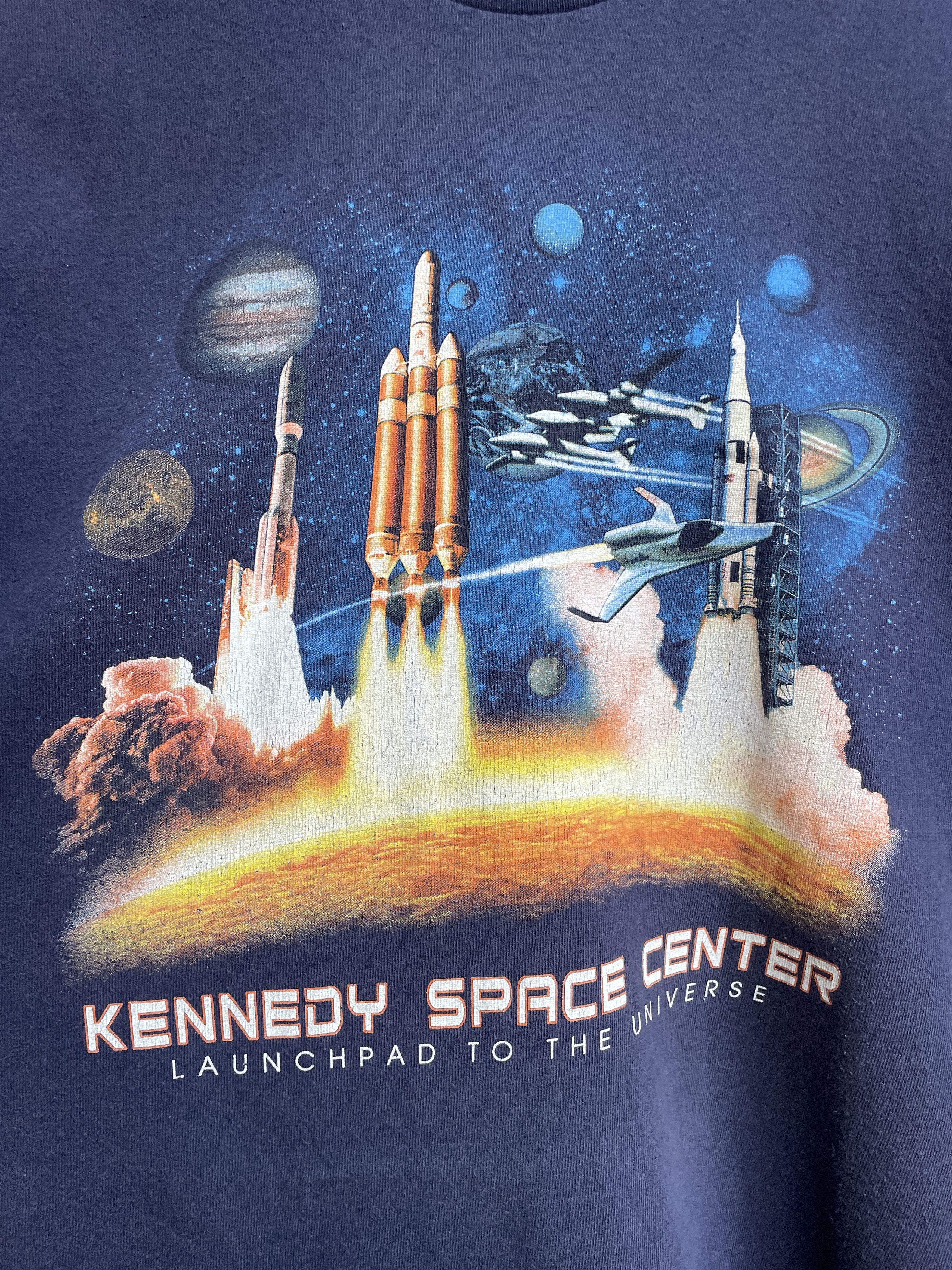 Vintage Kennedy Space Center Vintage 90's T-Shirt Size M Size US M / EU 48-50 / 2 - 4 Thumbnail